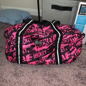 Justice hockey duffel bag
